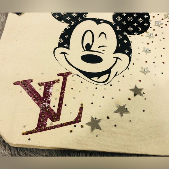 🌺DESIGNER INSPIRED HANDMADE TOTE BAG💞PLEASE READ DESCRIPTION🌺 - Picture 2 of 13